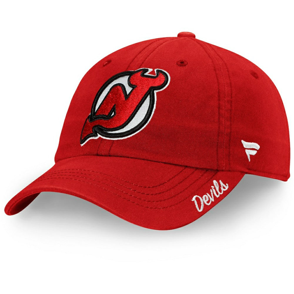 NHL New Jersey Devils Fanatics Women's Core Primary Logo Adjustable Hat