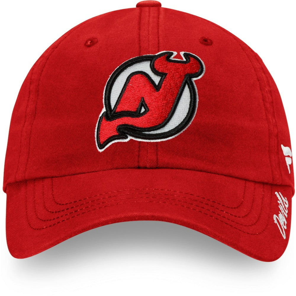 NHL New Jersey Devils Fanatics Women's Core Primary Logo Adjustable Hat