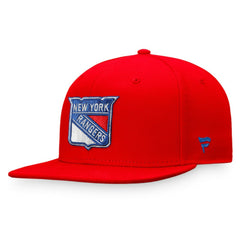 NHL New York Rangers Fanatics Core Primary Logo Fitted Hat