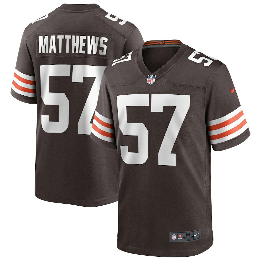 Clay Matthews  Game Retired Player Jersey - Cleveland Browns Jerseys