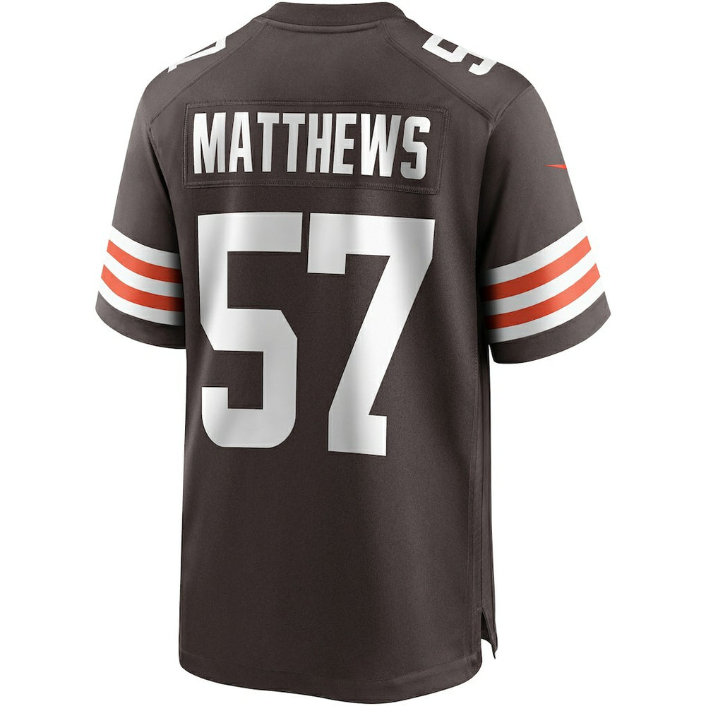 Clay Matthews  Game Retired Player Jersey - Cleveland Browns Jerseys