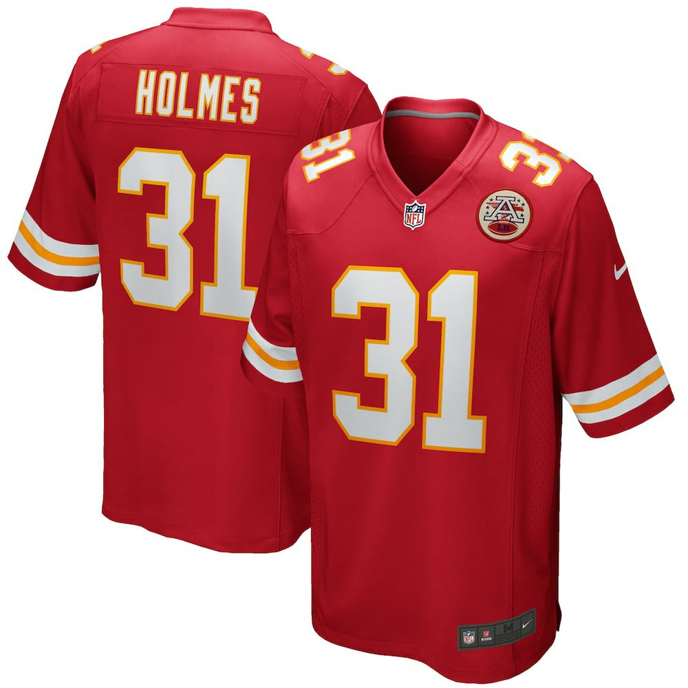 Priest Holmes  Game Retired Player Jersey - Kansas City Chiefs Jerseys