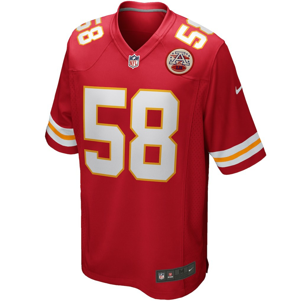 Derrick Thomas  Game Retired Player Jersey - Kansas City Chiefs Jerseys