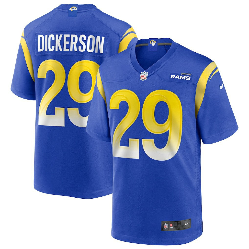 Eric Dickerson  Game Retired Player Jersey - Los Angeles Rams Jerseys