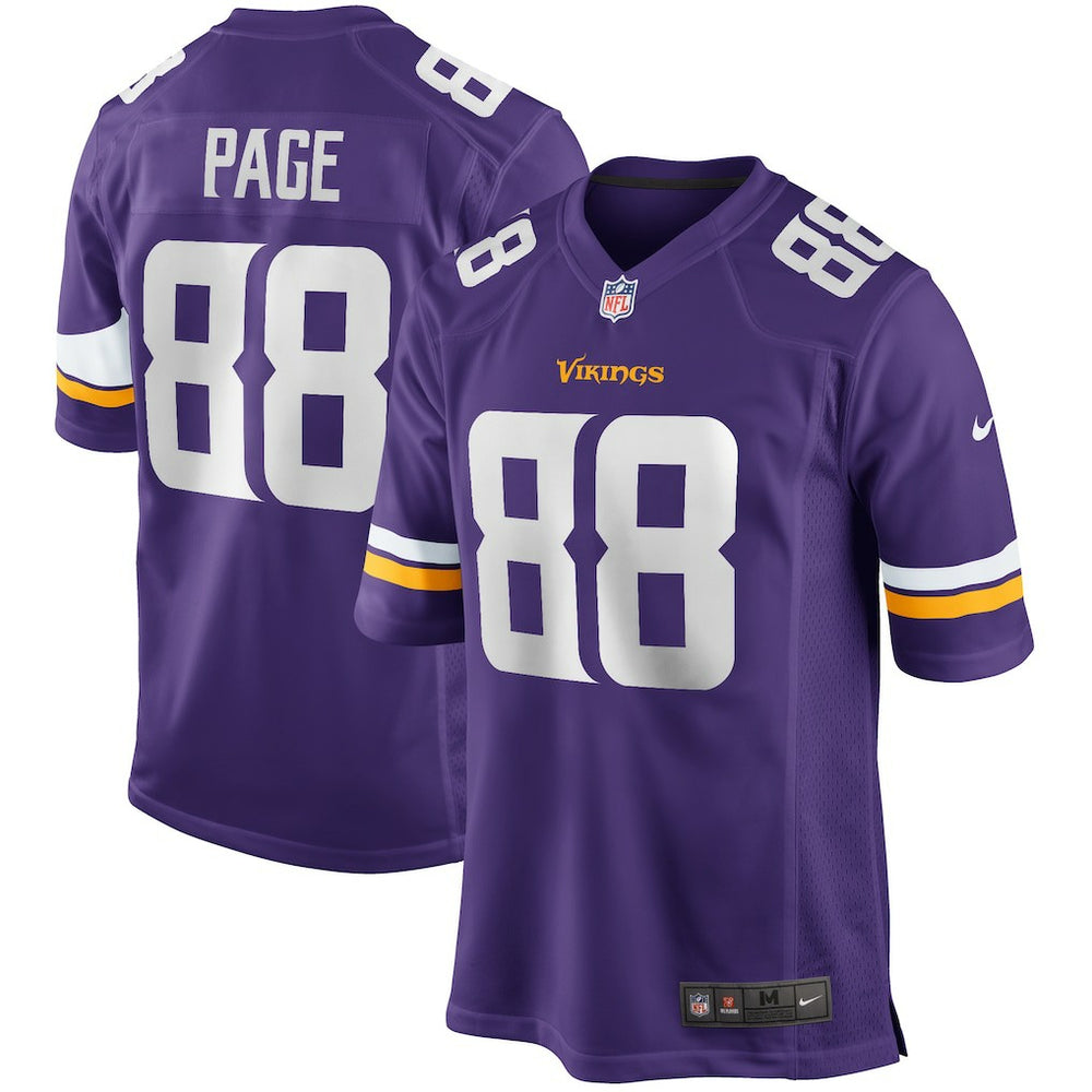 Alan Page  Game Retired Player Jersey - Minnesota Vikings Jerseys