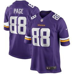 Alan Page  Game Retired Player Jersey - Minnesota Vikings Jerseys