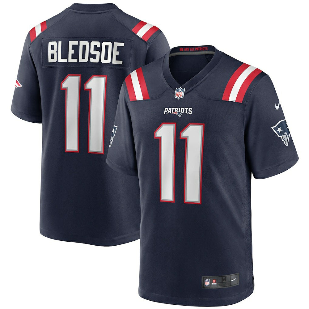 Drew Bledsoe  Game Retired Player Jersey - New England Patriots Jerseys