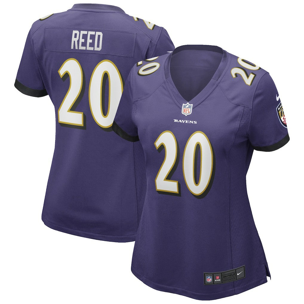 Ed Reed  Women's Game Retired Player Jersey - Baltimore Ravens Jerseys