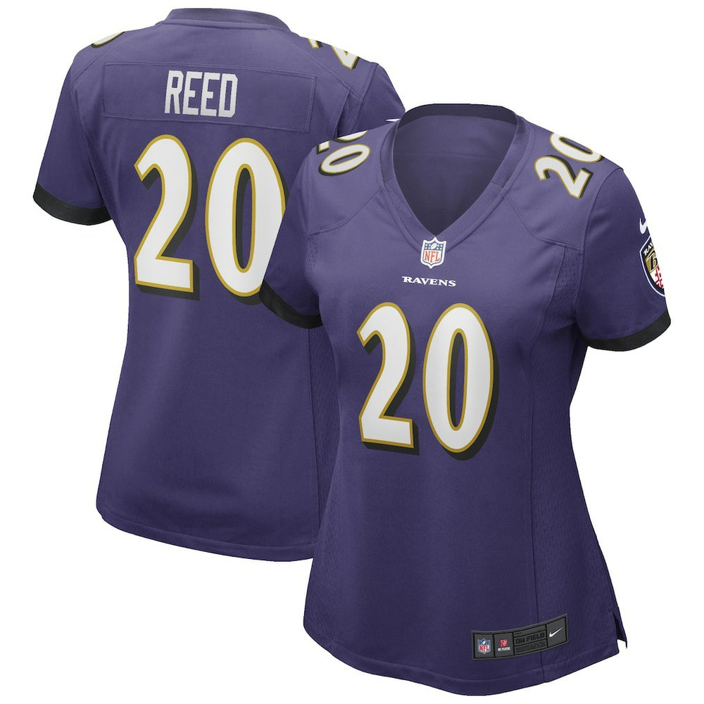 Ed Reed  Women's Game Retired Player Jersey - Baltimore Ravens Jerseys