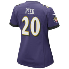 Ed Reed  Women's Game Retired Player Jersey - Baltimore Ravens Jerseys