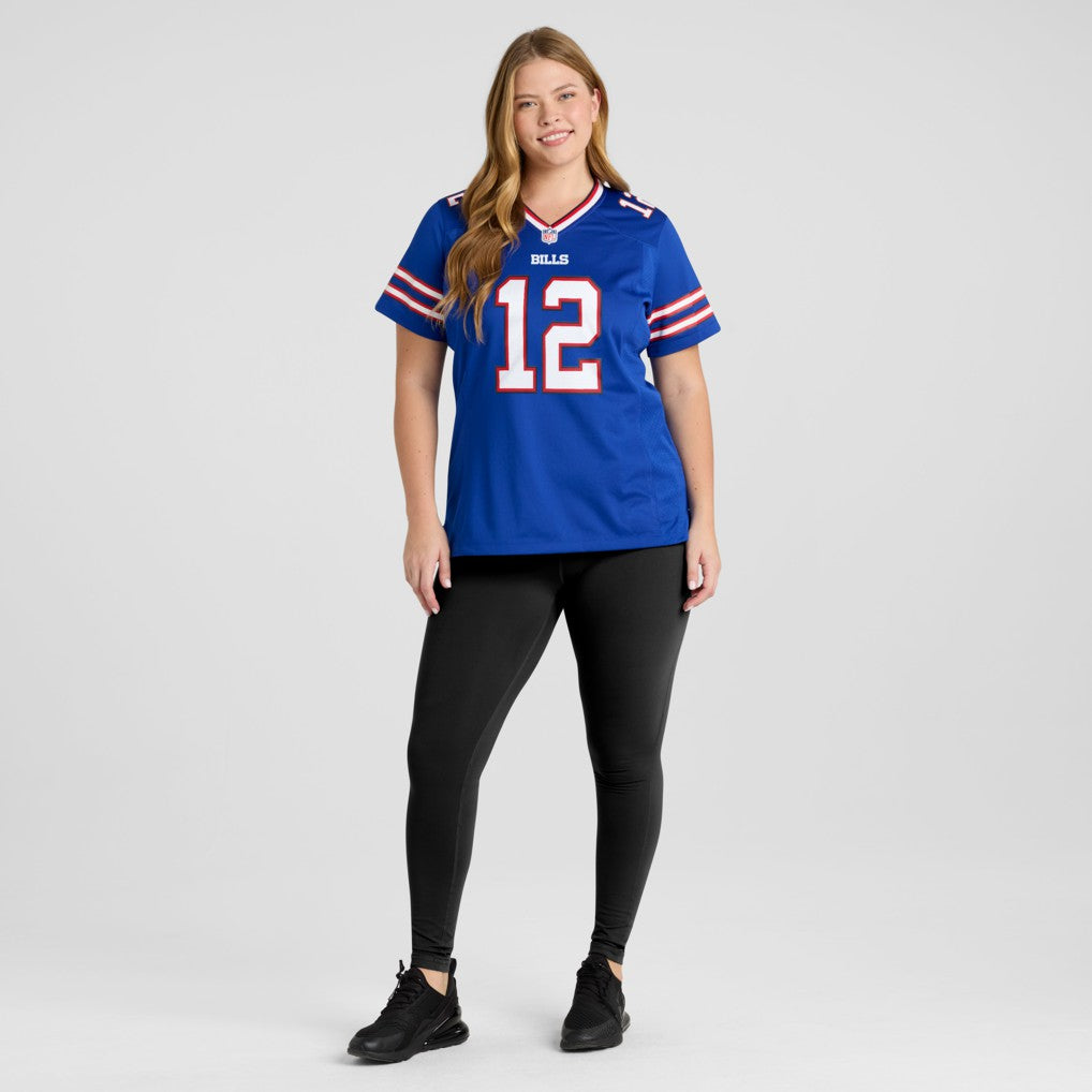 Jim Kelly  Women's Game Retired Player Jersey - Buffalo Bills Jerseys