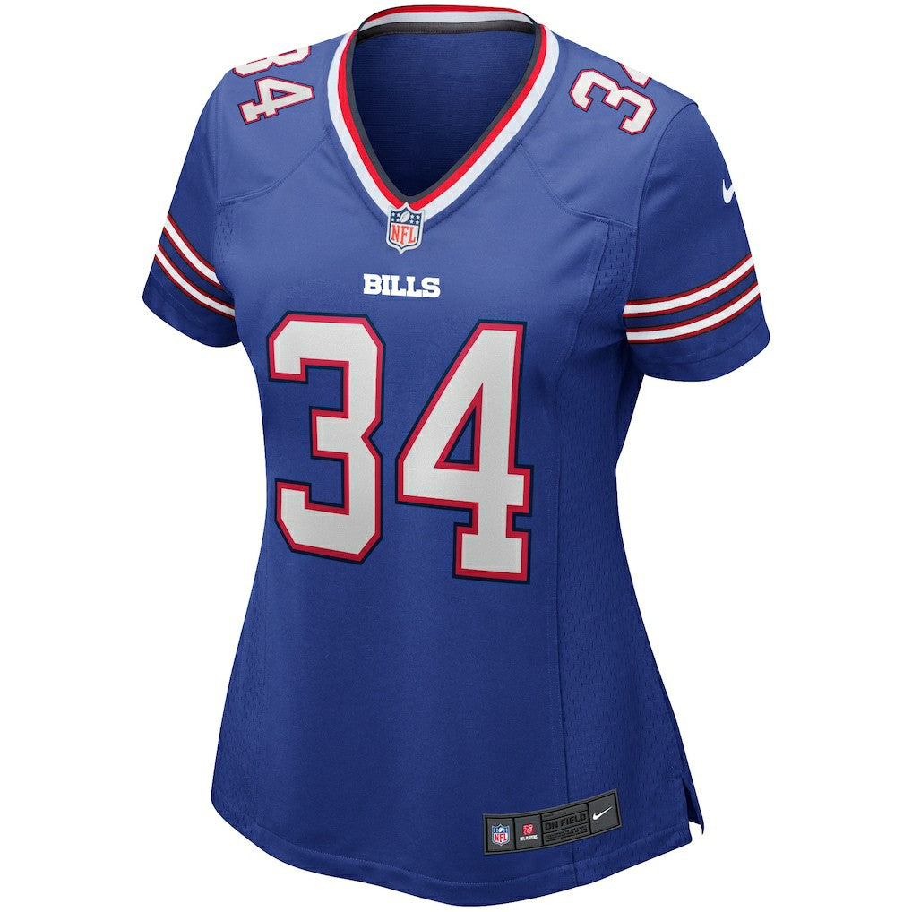 Thurman Thomas  Women's Game Retired Player Jersey - Buffalo Bills Jerseys