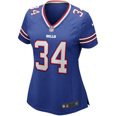 Thurman Thomas  Women's Game Retired Player Jersey - Buffalo Bills Jerseys