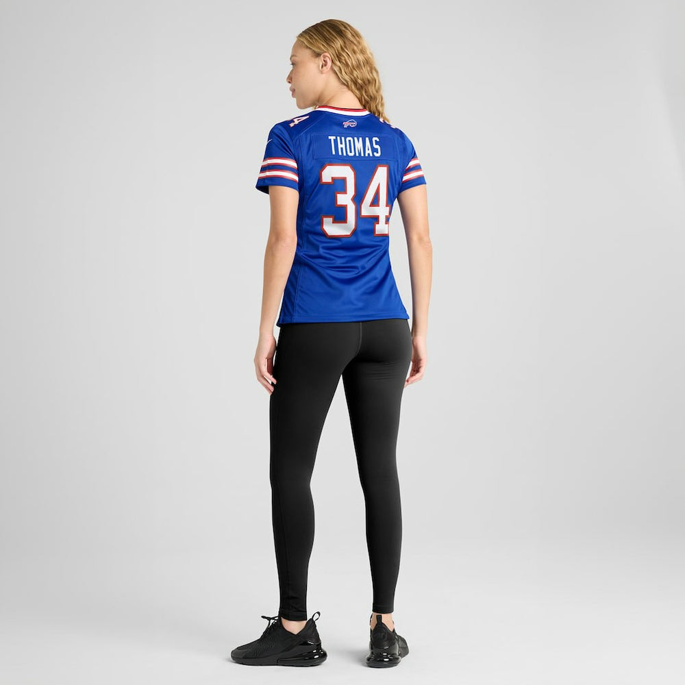 Thurman Thomas  Women's Game Retired Player Jersey - Buffalo Bills Jerseys