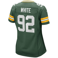 Reggie White  Women's Game Retired Player Jersey - Green Bay Packers Jerseys