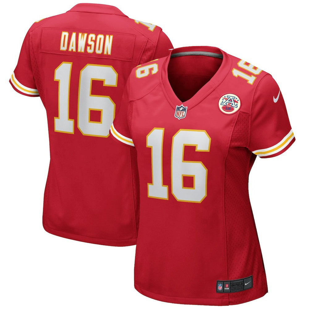 Len Dawson  Women's Game Retired Player Jersey - Kansas City Chiefs Jerseys