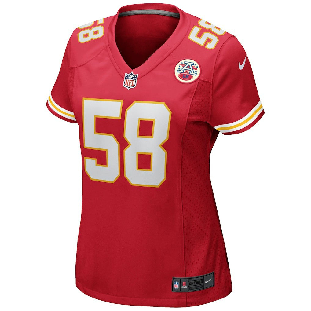 Derrick Thomas  Women's Game Retired Player Jersey - Kansas City Chiefs Jerseys