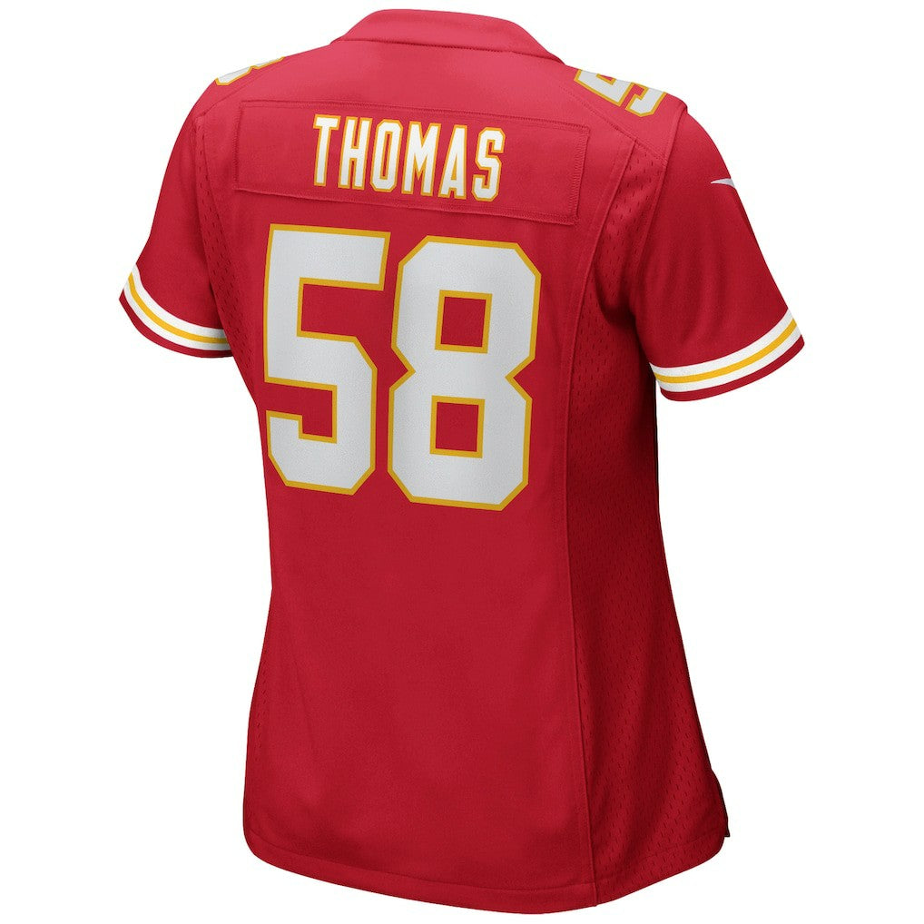 Derrick Thomas  Women's Game Retired Player Jersey - Kansas City Chiefs Jerseys