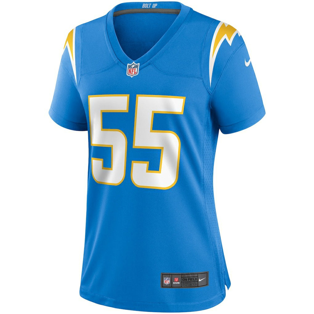 Junior Seau  Women's Game Retired Player Jersey - Los Angeles Chargers Jerseys