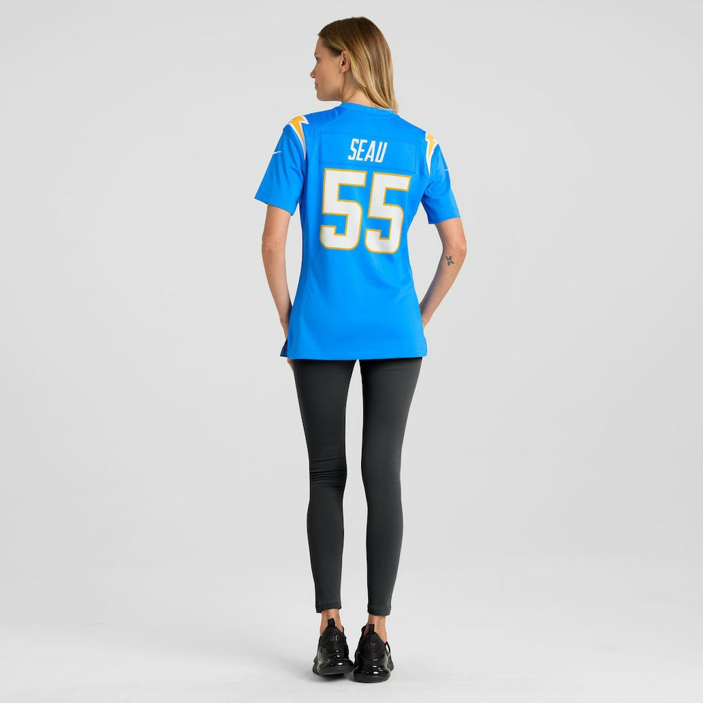 Junior Seau  Women's Game Retired Player Jersey - Los Angeles Chargers Jerseys