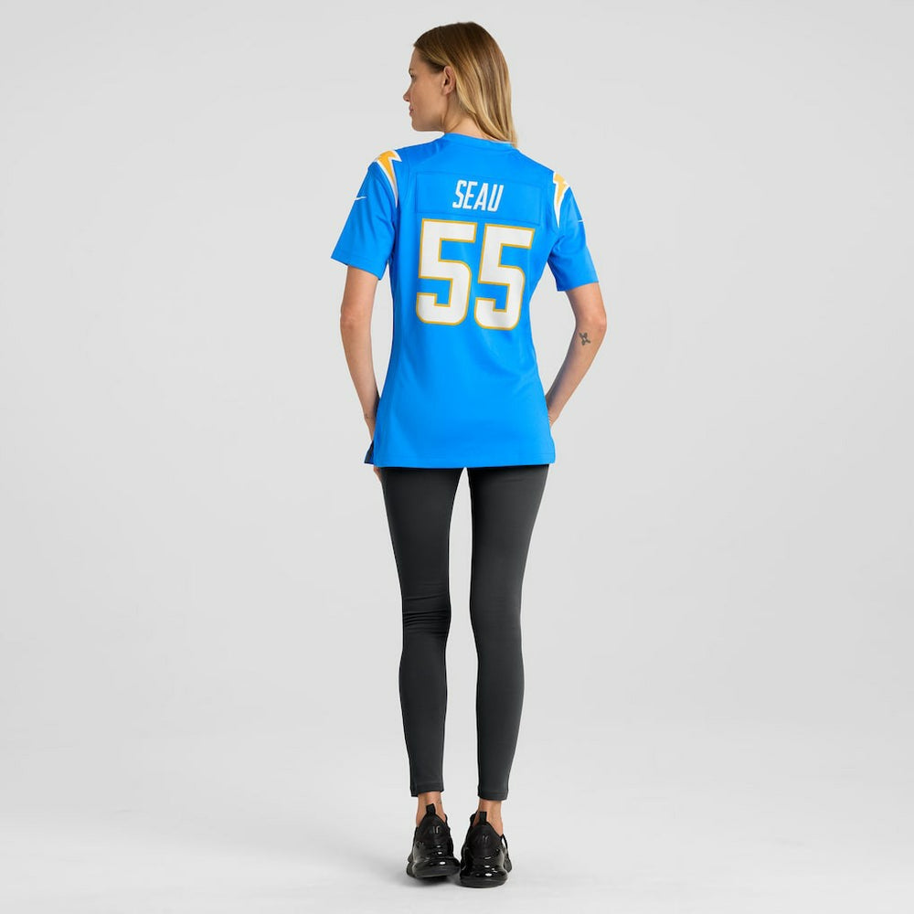 Junior Seau  Women's Game Retired Player Jersey - Los Angeles Chargers Jerseys