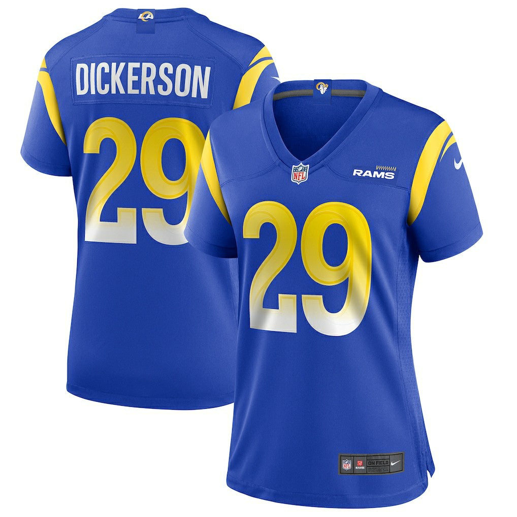 Eric Dickerson  Women's Game Retired Player Jersey - Los Angeles Rams Jerseys