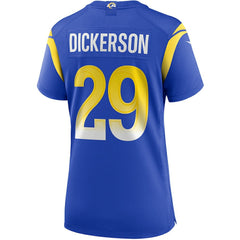 Eric Dickerson  Women's Game Retired Player Jersey - Los Angeles Rams Jerseys