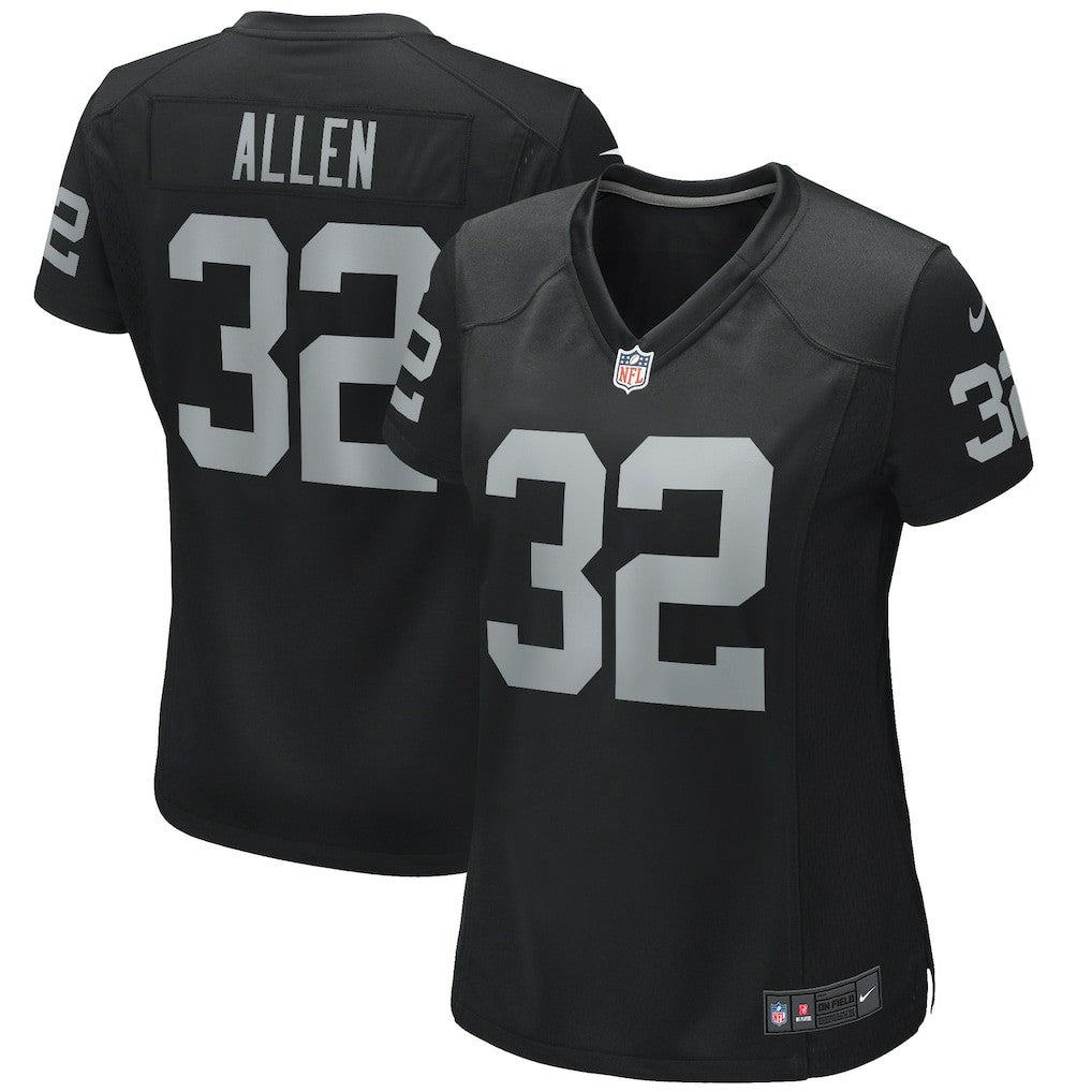 Marcus Allen  Women's Game Retired Player Jersey - Las Vegas Raiders Jerseys
