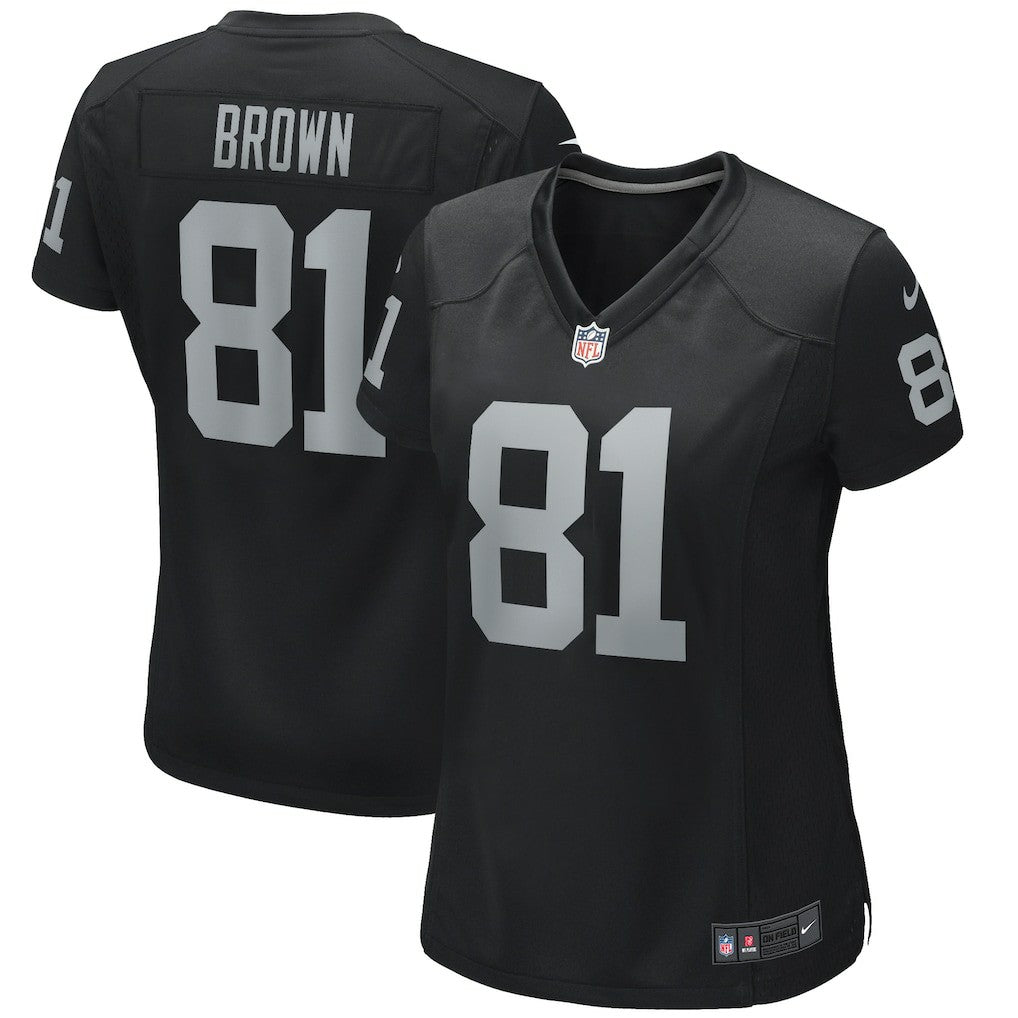 Tim Brown  Women's Game Retired Player Jersey - Las Vegas Raiders Jerseys