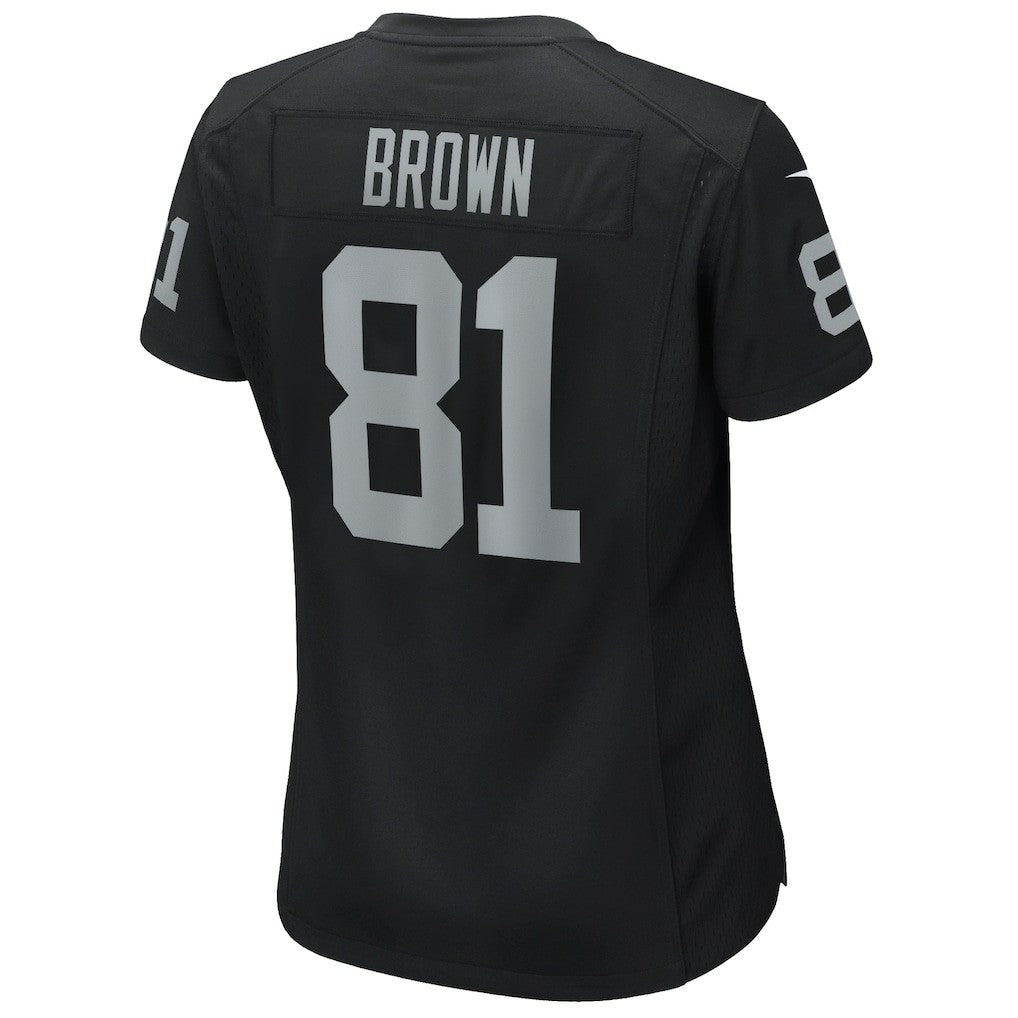 Tim Brown  Women's Game Retired Player Jersey - Las Vegas Raiders Jerseys