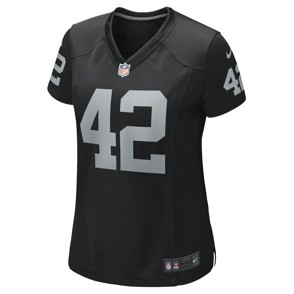 Ronnie Lott  Women's Game Retired Player Jersey - Las Vegas Raiders Jerseys