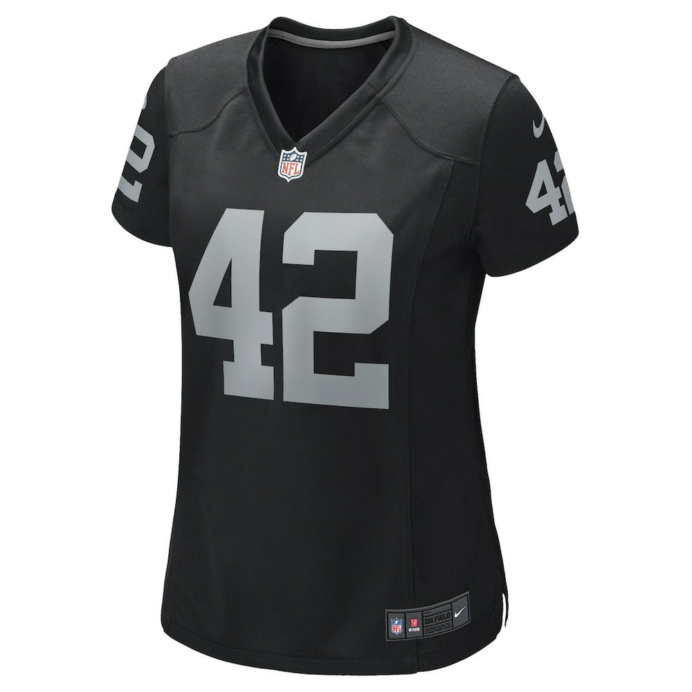 Ronnie Lott  Women's Game Retired Player Jersey - Las Vegas Raiders Jerseys