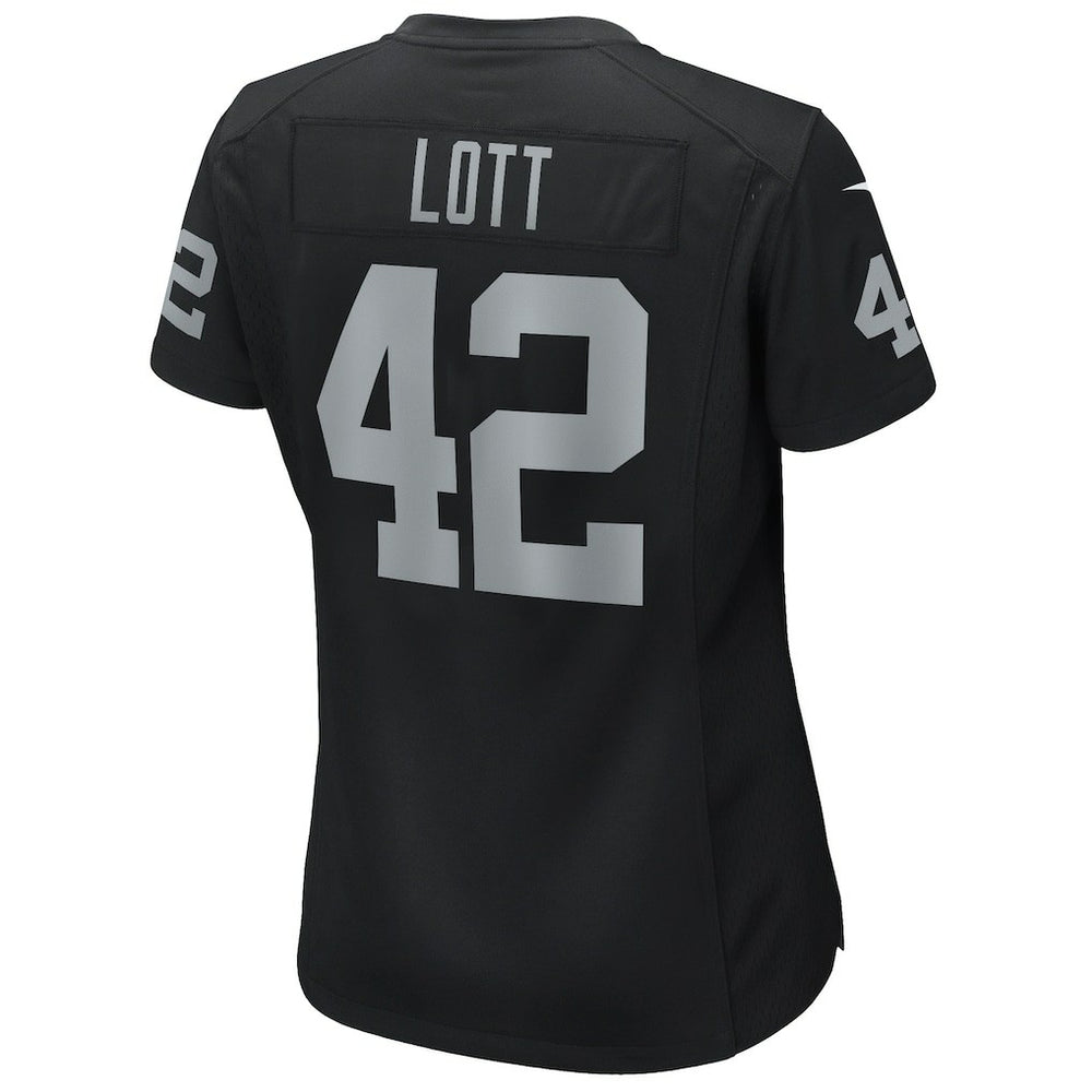 Ronnie Lott  Women's Game Retired Player Jersey - Las Vegas Raiders Jerseys