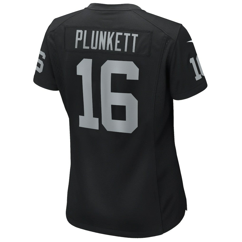 Jim Plunkett  Women's Game Retired Player Jersey - Las Vegas Raiders Jerseys