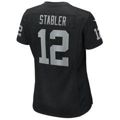 Ken Stabler  Women's Game Retired Player Jersey - Las Vegas Raiders Jerseys
