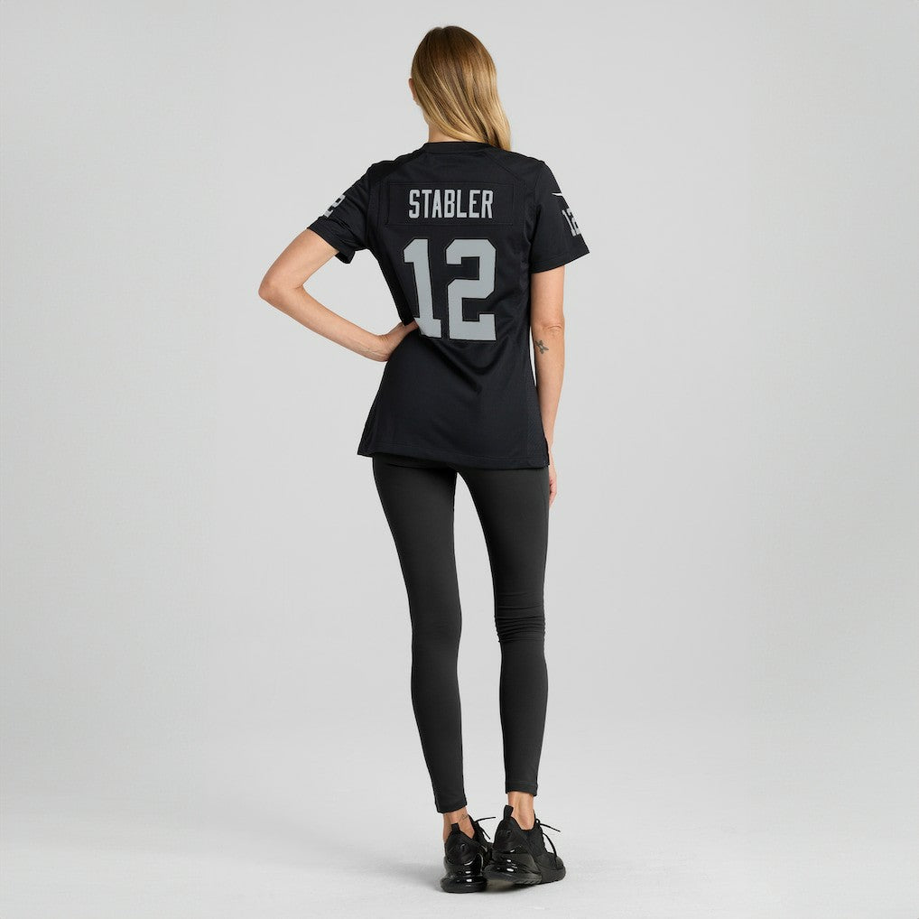 Ken Stabler  Women's Game Retired Player Jersey - Las Vegas Raiders Jerseys