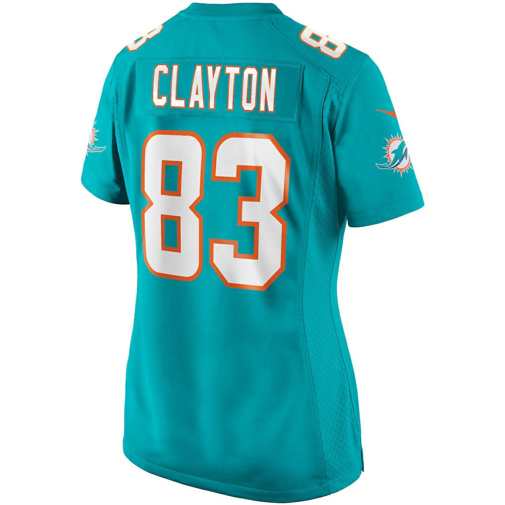Mark Clayton  Women's Game Retired Player Jersey - Miami Dolphins Jerseys