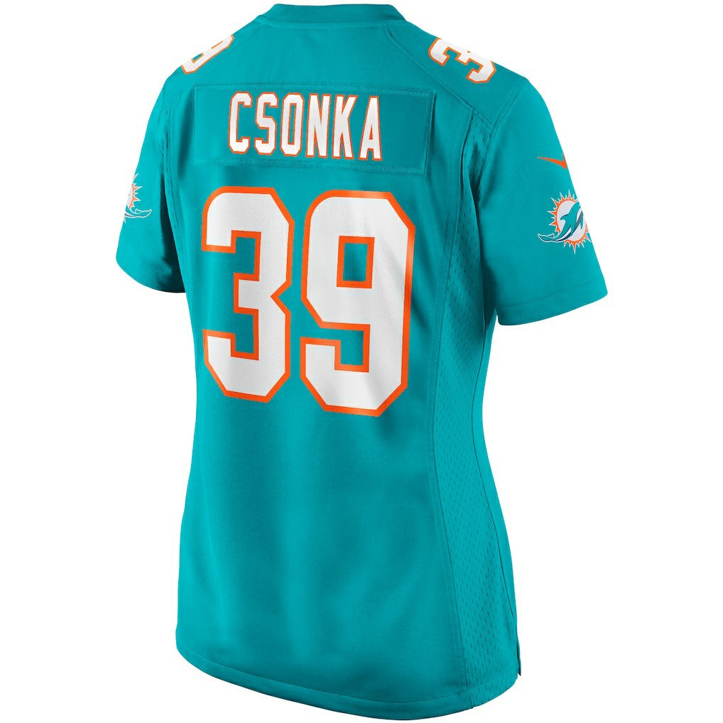 Larry Csonka  Women's Game Retired Player Jersey - Miami Dolphins Jerseys