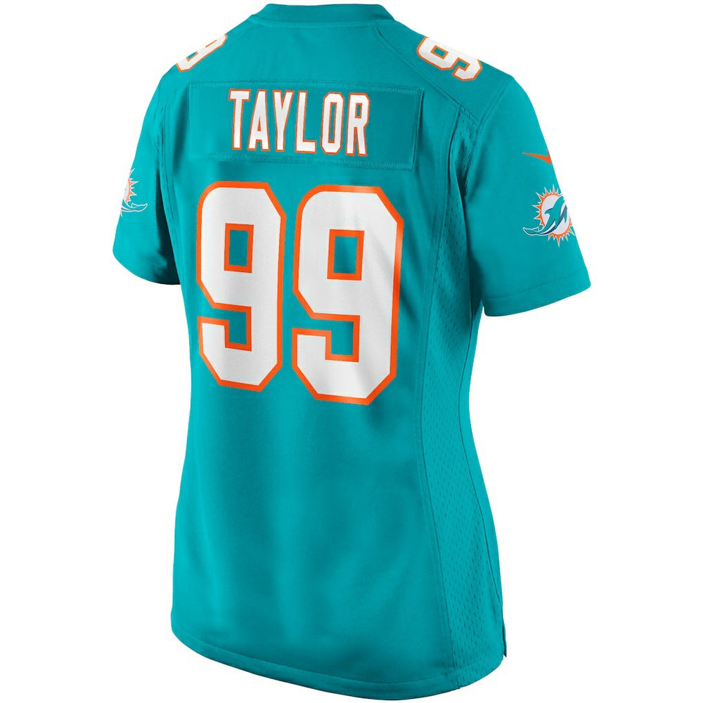 Jason Taylor  Women's Game Retired Player Jersey - Miami Dolphins Jerseys