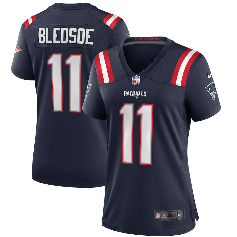 Drew Bledsoe  Women's Game Retired Player Jersey - New England Patriots Jerseys