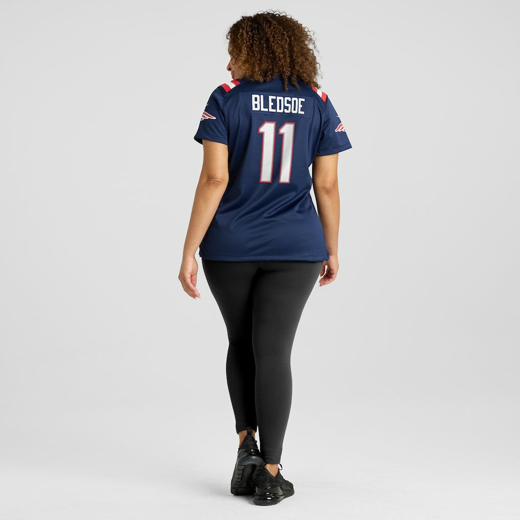 Drew Bledsoe  Women's Game Retired Player Jersey - New England Patriots Jerseys