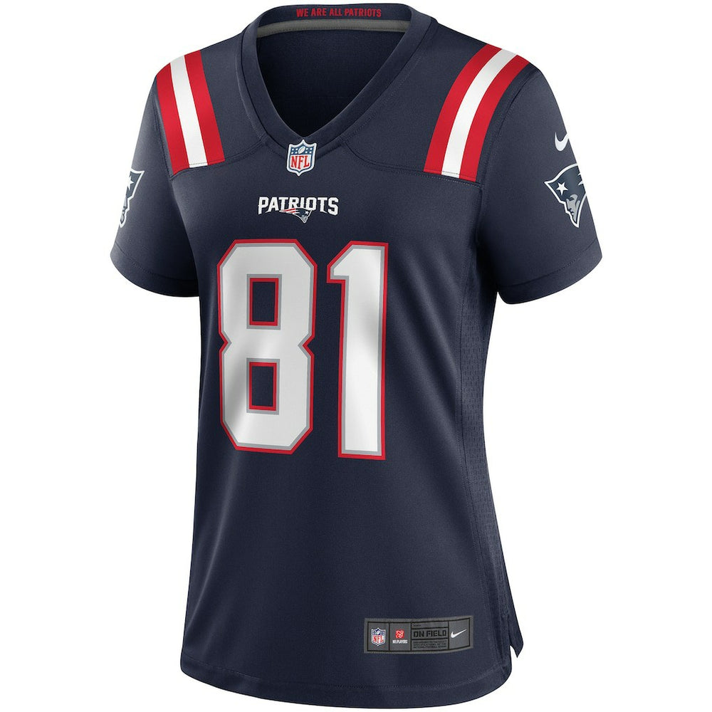 Randy Moss  Women's Game Retired Player Jersey - New England Patriots Jerseys