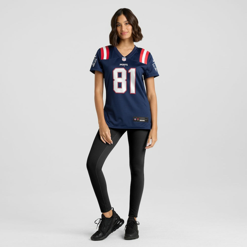 Randy Moss  Women's Game Retired Player Jersey - New England Patriots Jerseys