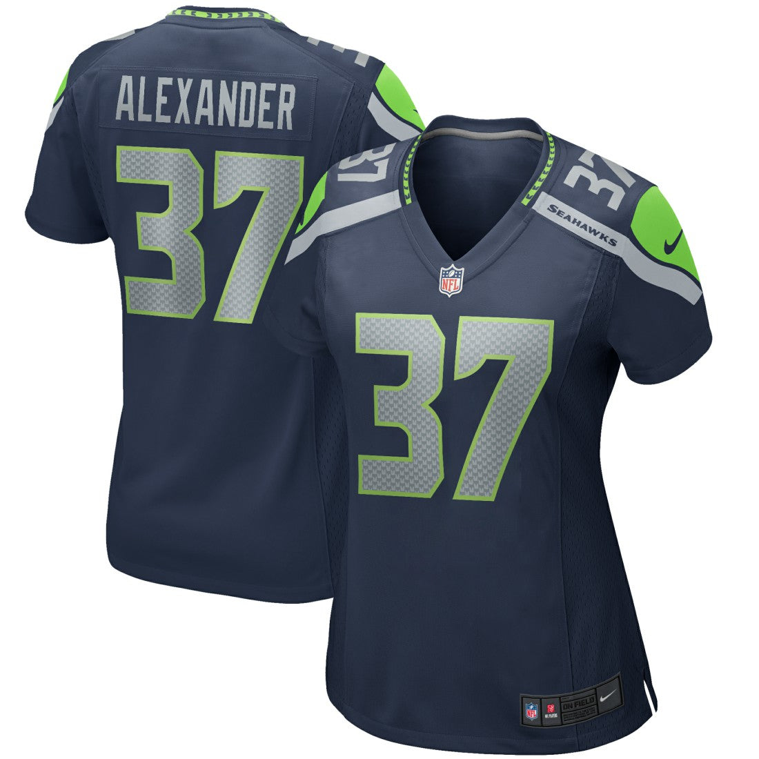 Shaun Alexander  Women's Game Retired Player Jersey - Seattle Seahawks Jerseys