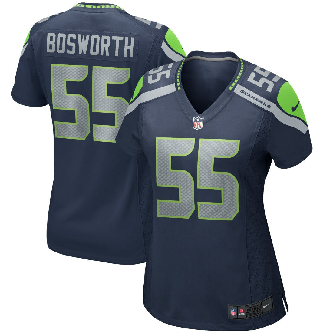 Brian Bosworth  Women's Game Retired Player Jersey - Seattle Seahawks Jerseys