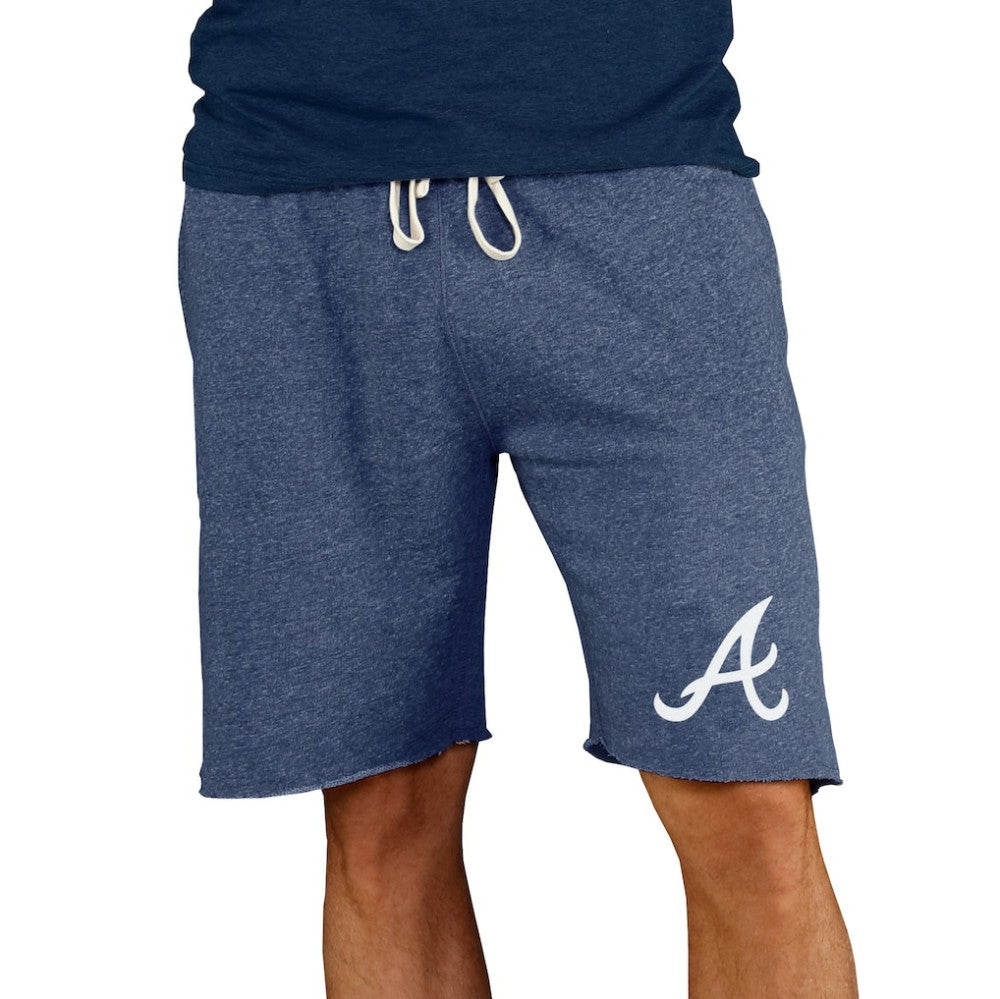 Navy Atlanta Braves Concepts Sport Mainstream Terry Shorts