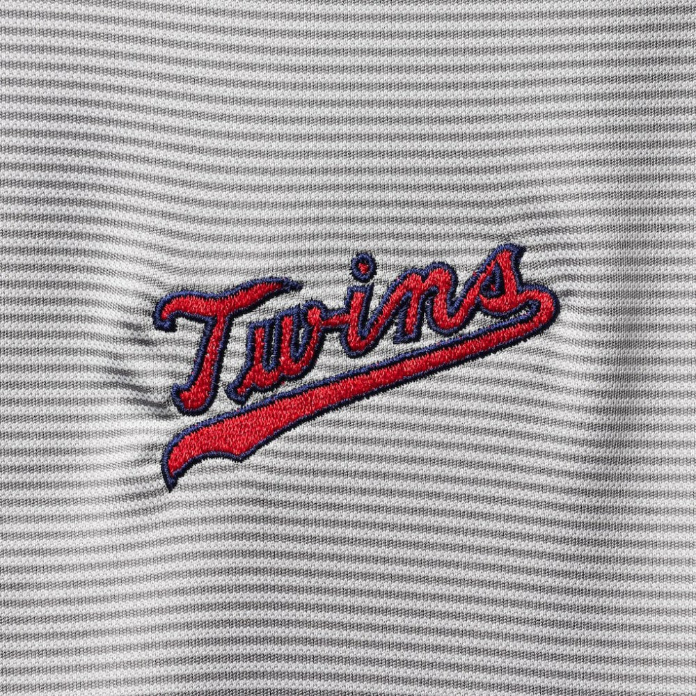Gray Minnesota Twins Levelwear Orion Historic Logo Raglan Quarter-Zip Jacket