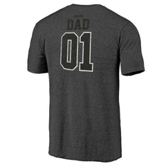 Black Chicago White Sox Father's Day Greatest Dad Tri-Blend T-Shirt
