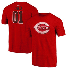 Red Cincinnati Reds Father's Day Greatest Dad Tri-Blend T-Shirt