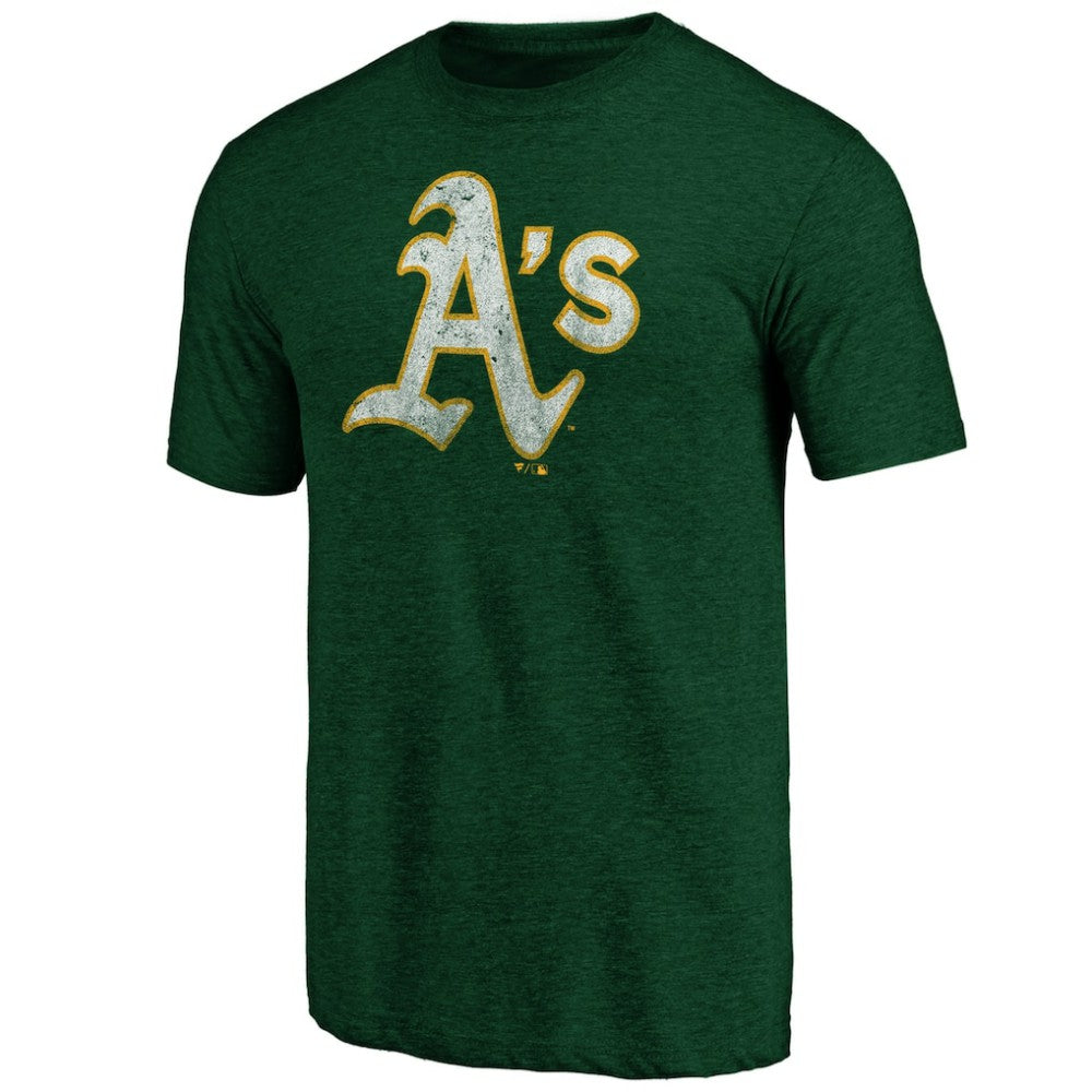 Green Athletics Father's Day Greatest Dad Tri-Blend T-Shirt